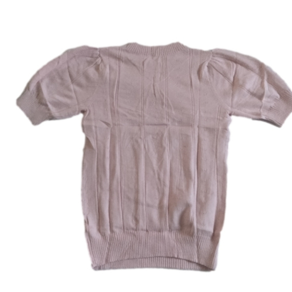 NWOT Puff Sleeve Sweater Top SzS - Picture 2 of 4